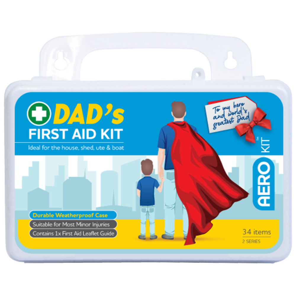 DAD’S 2 Series Plastic Waterproof First Aid Kit 21 x 7.5 x 13cm