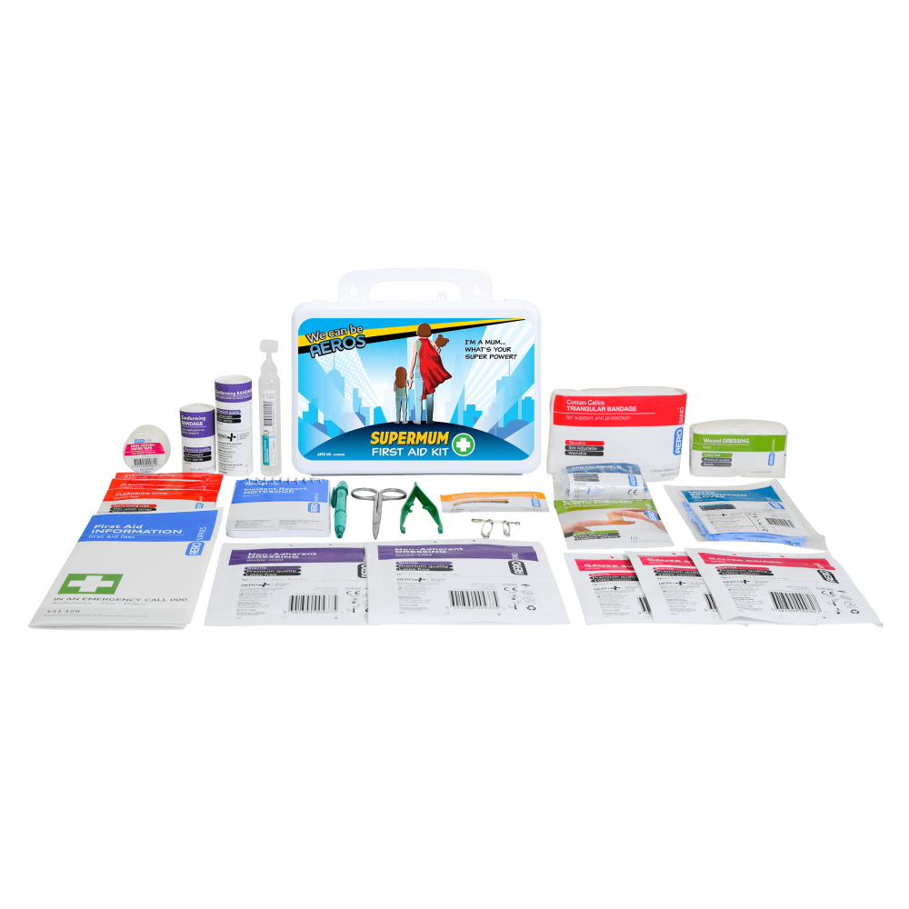 SUPERMUM 2 Series Plastic Waterproof First Aid Kit 21 x 7.5 x 13cm