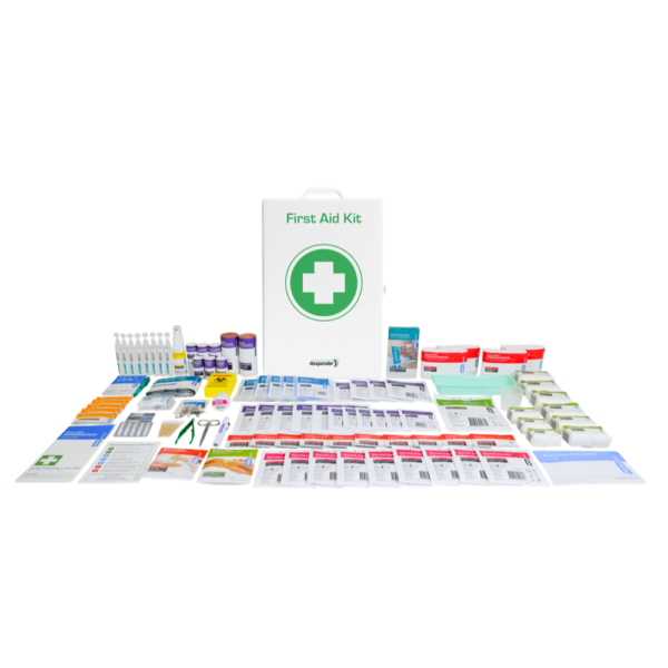 Workplace Compliance Plus Bundle – OPERATOR 5 Series Metal Tough Kit + AEROWASH 500 mL × 10 + AEROHAZARD 1.4 L Sharps Container + CPR Mask