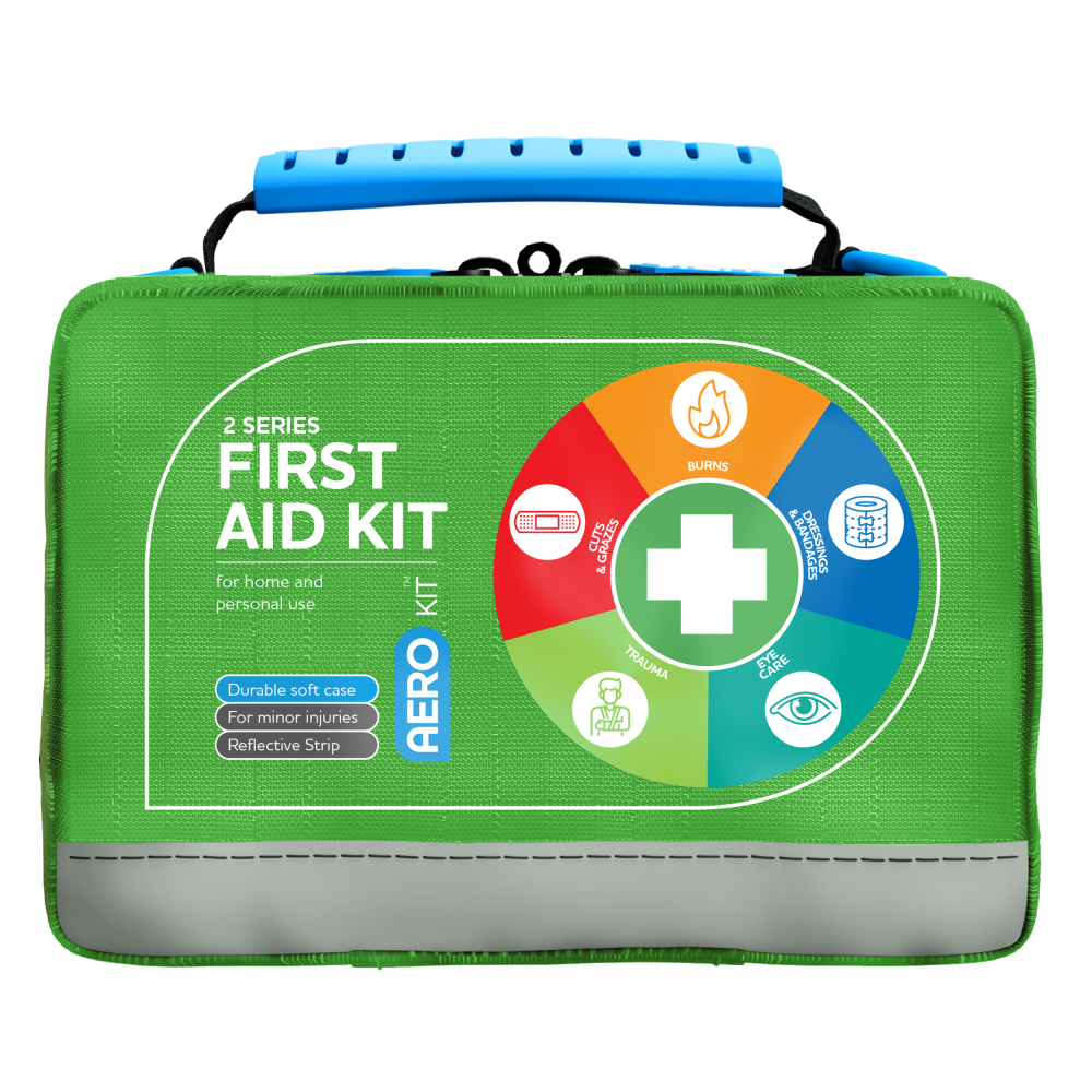 AEROKIT 2 Series First Aid Kit Softpack Green