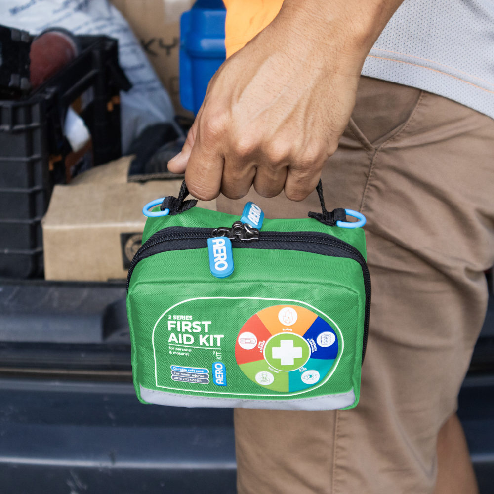 AEROKIT 2 Series First Aid Kit Softpack Green